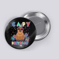 Capybara Gifts, Capy Birthday, Happy Birthday Capybara Button