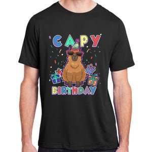 Capybara Gifts, Capy Birthday, Happy Birthday Capybara Adult ChromaSoft Performance T-Shirt