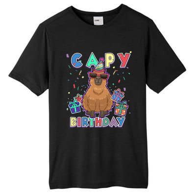 Capybara Gifts, Capy Birthday, Happy Birthday Capybara Tall Fusion ChromaSoft Performance T-Shirt