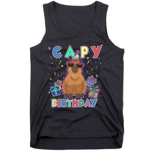 Capybara Gifts, Capy Birthday, Happy Birthday Capybara Tank Top