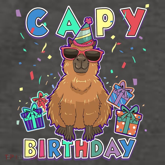 Capybara Gifts, Capy Birthday, Happy Birthday Capybara Vector Backpack