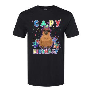 Capybara Gifts, Capy Birthday, Happy Birthday Capybara Softstyle CVC T-Shirt