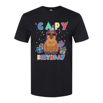 Capybara Gifts, Capy Birthday, Happy Birthday Capybara Softstyle® CVC T-Shirt