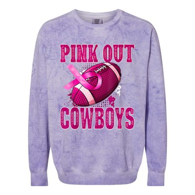 Cowboys Gift Colorblast Crewneck Sweatshirt