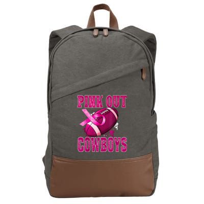 Cowboys Gift Cotton Canvas Backpack