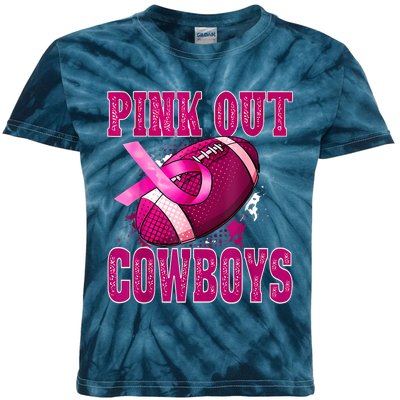 Cowboys Gift Kids Tie-Dye T-Shirt