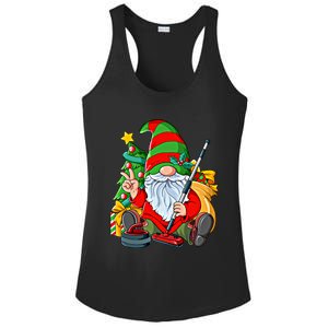 Christmas Gnome Curling Great Gift Ladies PosiCharge Competitor Racerback Tank