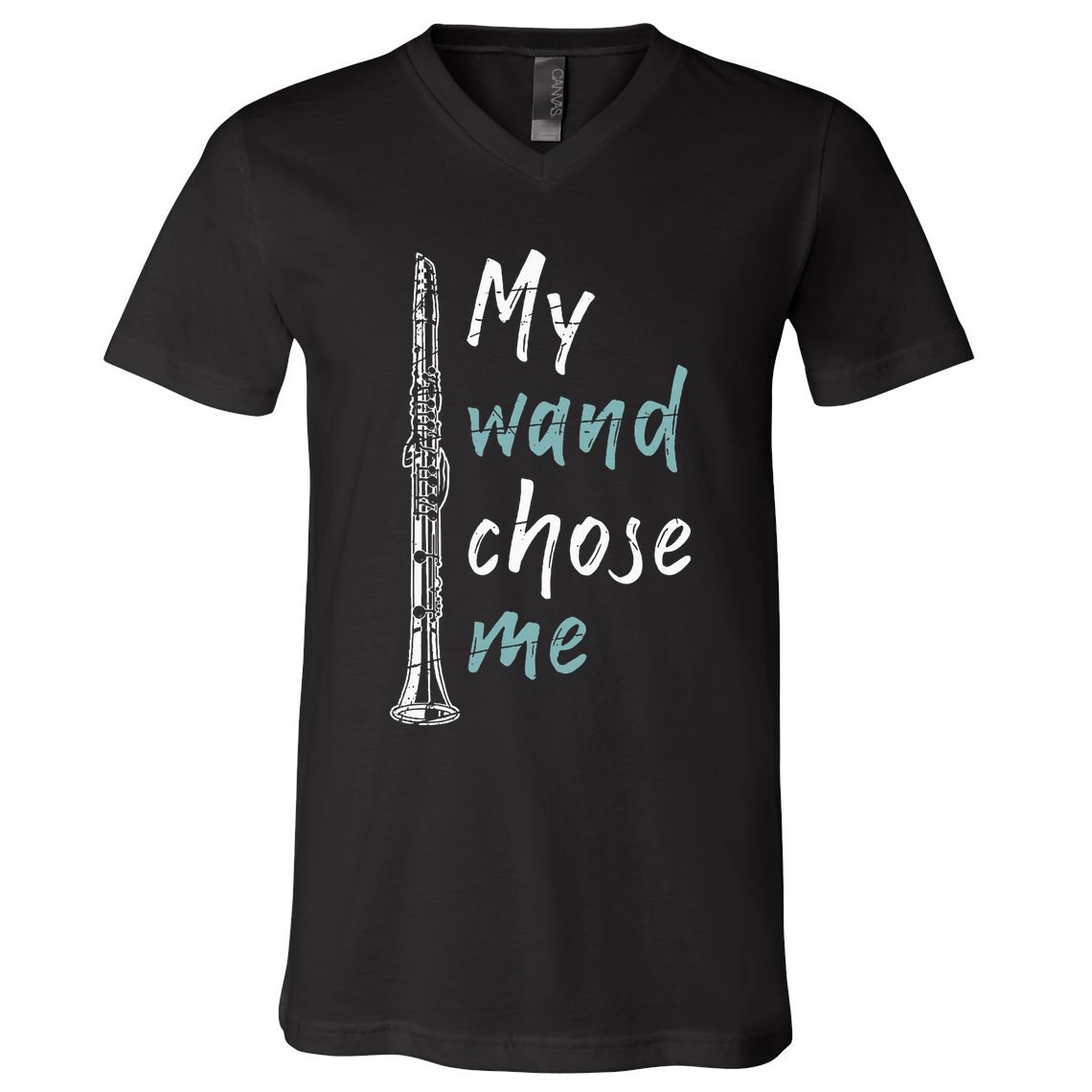 Clarinetist Gift Classical Music Clarinet V-Neck T-Shirt