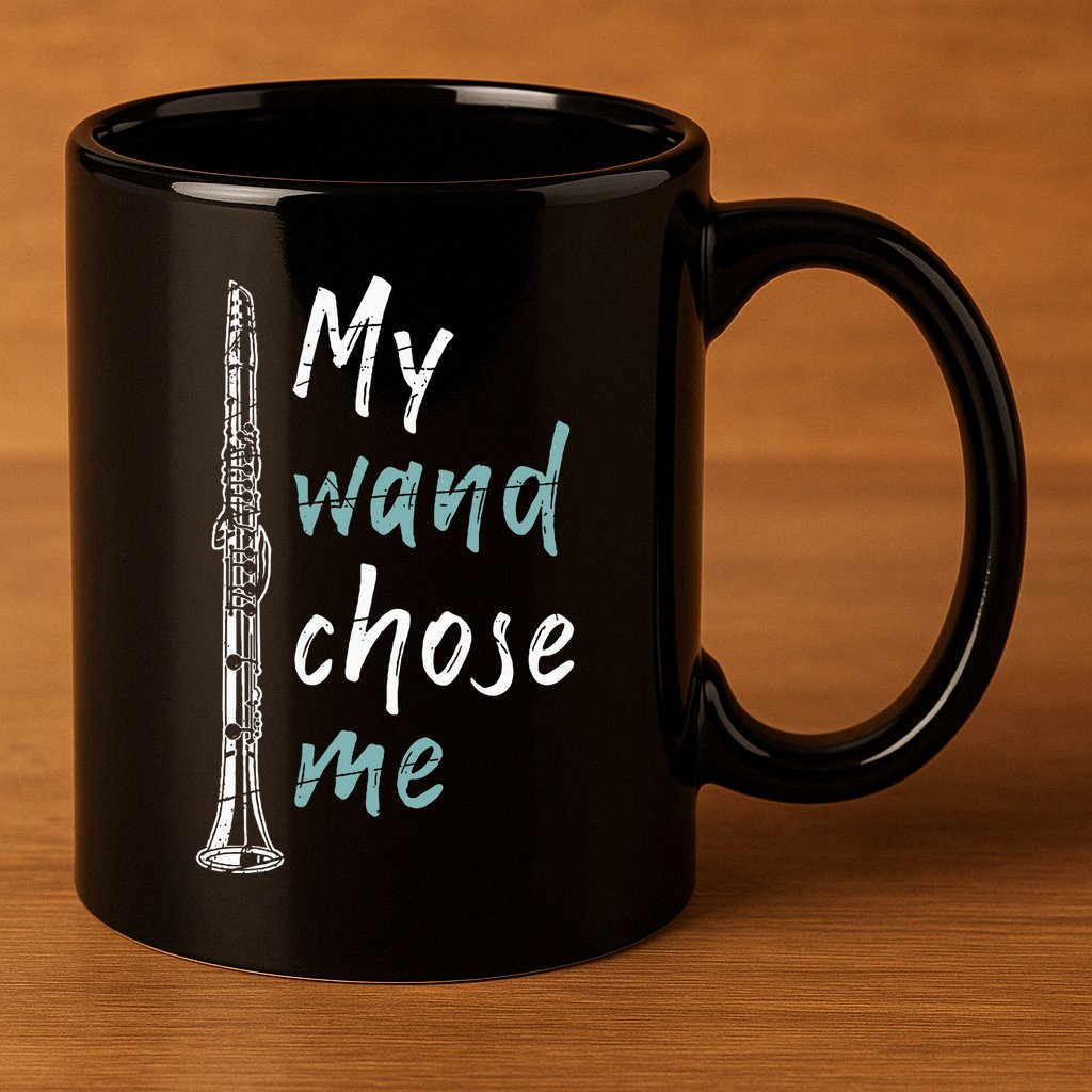 Clarinetist Gift Classical Music Clarinet 11oz C Handle Ceramic Mug