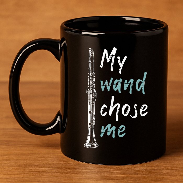 Clarinetist Gift Classical Music Clarinet 11oz C Handle Ceramic Mug