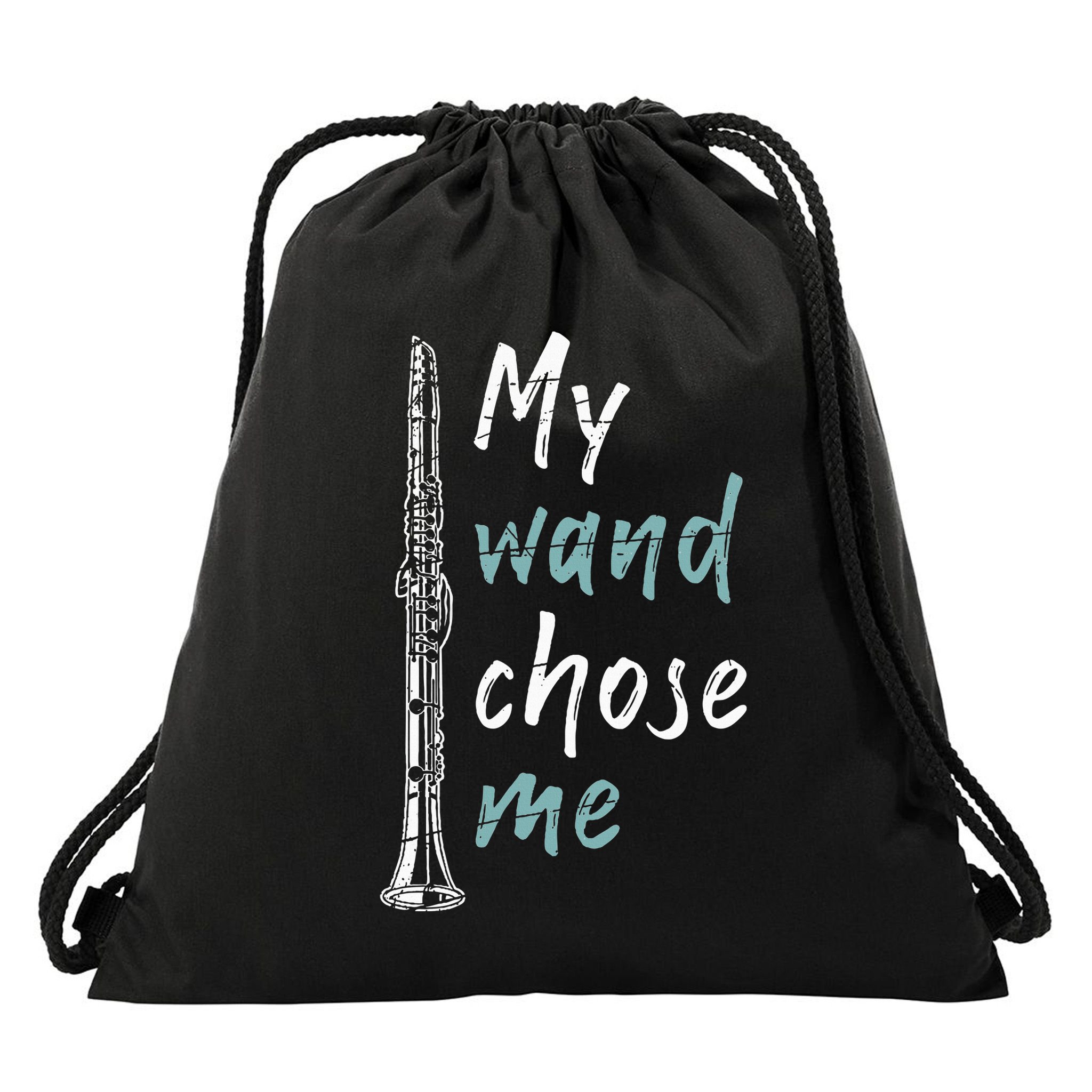 Clarinetist Gift Classical Music Clarinet Drawstring Bag