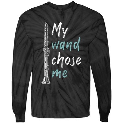 Clarinetist Gift Classical Music Clarinet Tie-Dye Long Sleeve Shirt