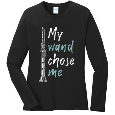Clarinetist Gift Classical Music Clarinet Ladies Long Sleeve Shirt