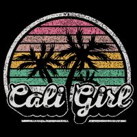 Cali Girl California Retro California Palm Trees Summer Impact Tech Backpack