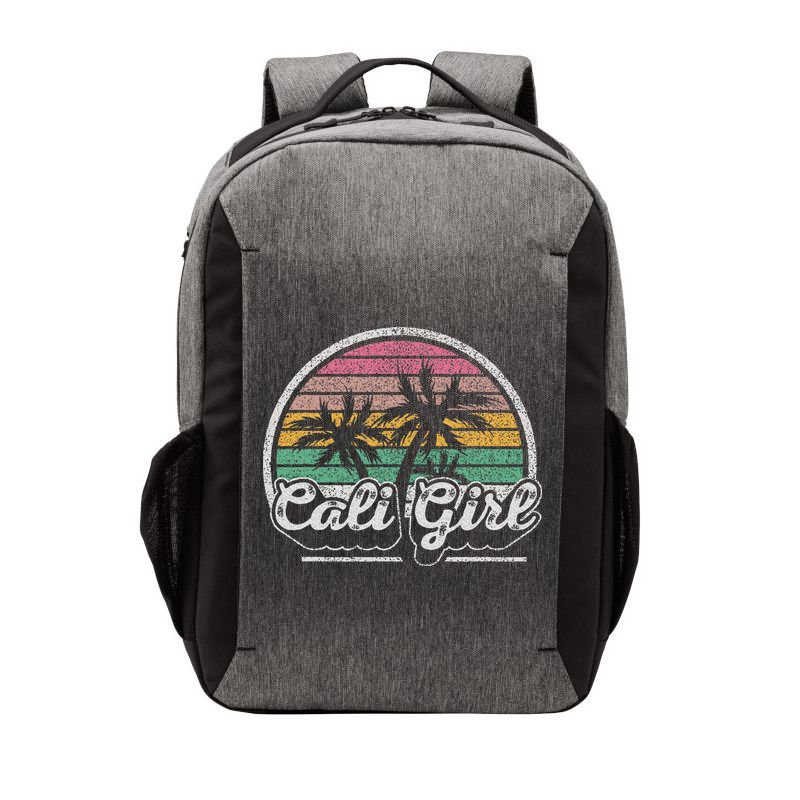 Cali Girl California Retro California Palm Trees Summer Vector Backpack
