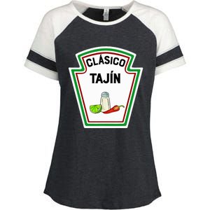 Cute Group Condiments Halloween Costume Family Clásico Tajín Enza Ladies Jersey Colorblock Tee