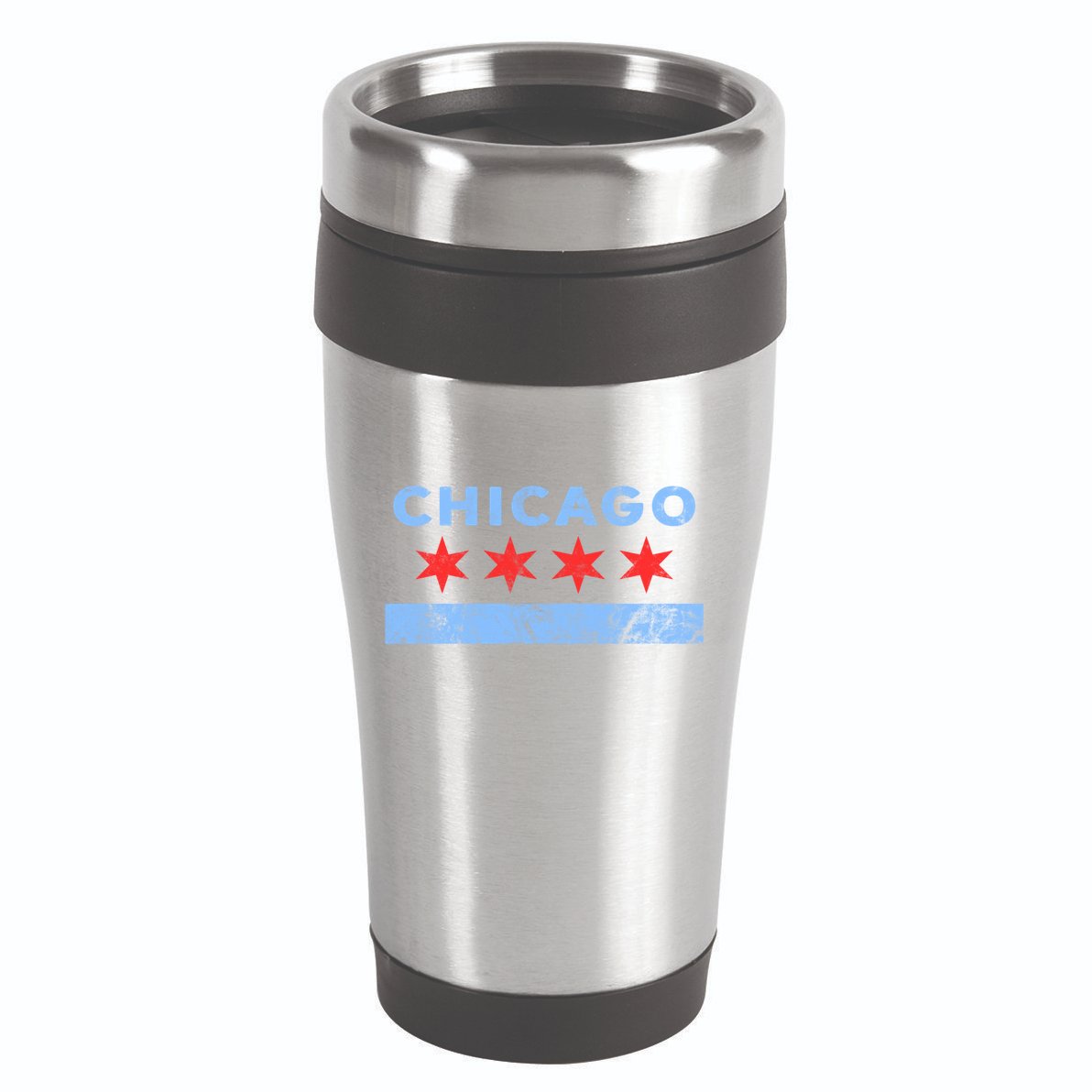 Chicago Gift Chicago Flag Gift 16oz Travel Tumbler