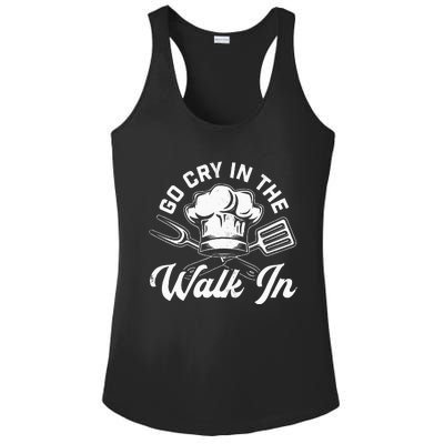 Chef Go Cry In The Walk In Funny Cook Cooking Hat Ladies PosiCharge Competitor Racerback Tank