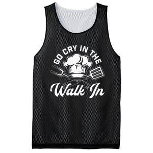 Chef Go Cry In The Walk In Funny Cook Cooking Hat Mesh Reversible Basketball Jersey Tank