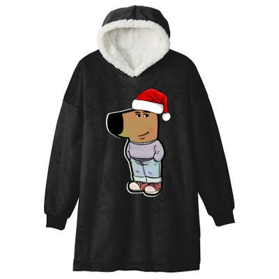 Chill Guy Hooded Wearable Blanket