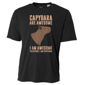 Capybara Gifts Capybara Are Awesome Cute And Lovely Animal Cooling Performance Crew T-Shirt