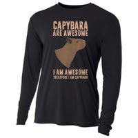 Capybara Gifts Capybara Are Awesome Cute And Lovely Animal Cooling Performance Long Sleeve Crew