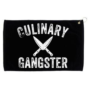 Culinary Gangster Cooking Themed Chefs Cooking Enthusiasts Grommeted Golf Towel