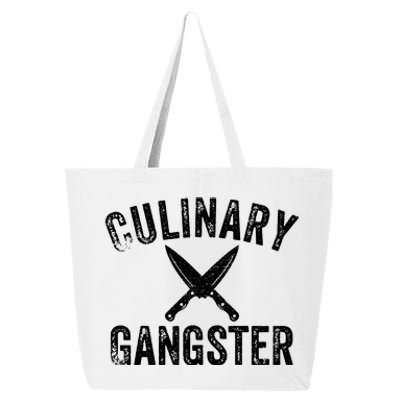 Culinary Gangster Cooking Themed Chefs Cooking Enthusiasts 25L Jumbo Tote