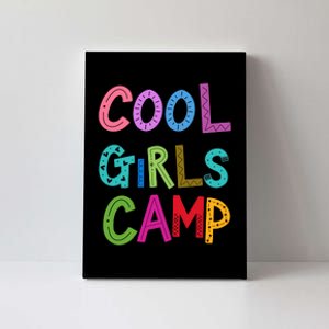 Cool Girl Camp Camping Lovers Girl Wo Canvas