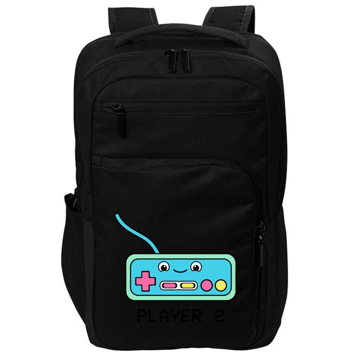 Cute Game Controller Kawaii Joystick Funny Gamer Boy Matching Gamer Couple Impact Tech Backpack