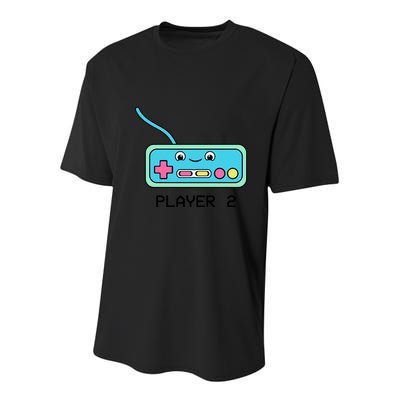 Cute Game Controller Kawaii Joystick Funny Gamer Boy Matching Gamer Couple Youth Performance Sprint T-Shirt