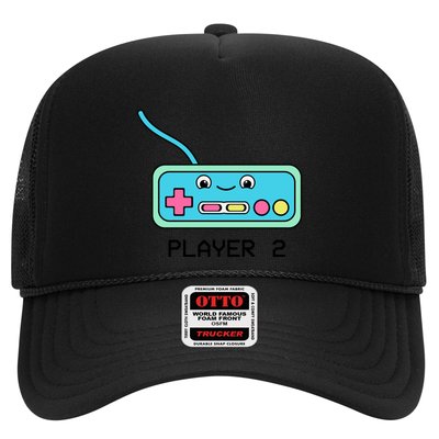 Cute Game Controller Kawaii Joystick Funny Gamer Boy Matching Gamer Couple Trucker Hat