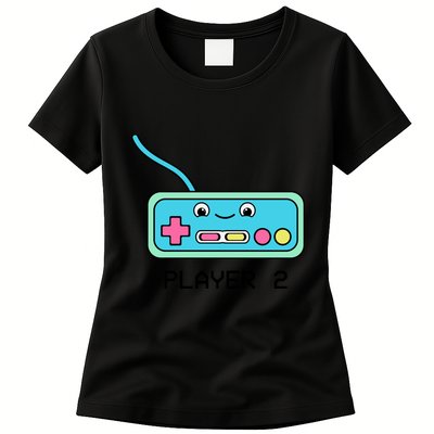 Cute Game Controller Kawaii Joystick Funny Gamer Boy Matching Gamer Couple Womens T-Shirt