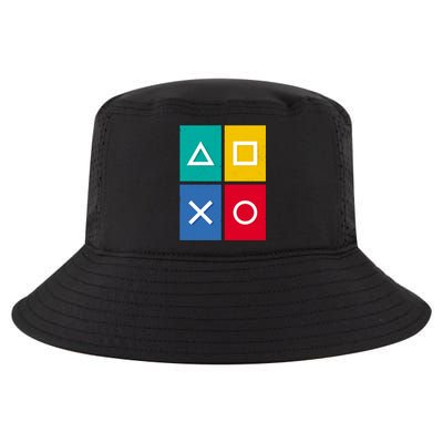 Colorful Gaming Controls Funny Game Day Cool Gamer Cool Gift Cool Comfort Performance Bucket Hat