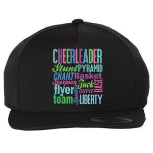 Cheerleader Gift Cheerleading Gift Cheer Teen Mom Wool Snapback Cap