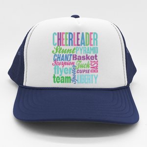 Cheerleader Gift Cheerleading Gift Cheer Teen Mom Trucker Hat