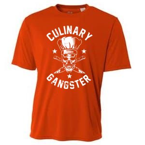 Culinary Gangster Cooking Best Cooking Chef Mom Dad Gift Cooling Performance Crew T-Shirt