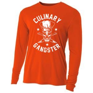 Culinary Gangster Cooking Best Cooking Chef Mom Dad Gift Cooling Performance Long Sleeve Crew