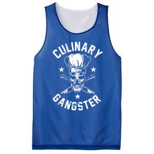 Culinary Gangster Cooking Best Cooking Chef Mom Dad Gift Mesh Reversible Basketball Jersey Tank