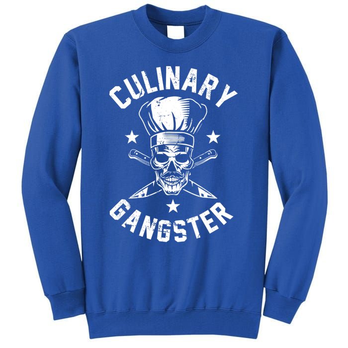 Culinary Gangster Cooking Best Cooking Chef Mom Dad Gift Tall Sweatshirt