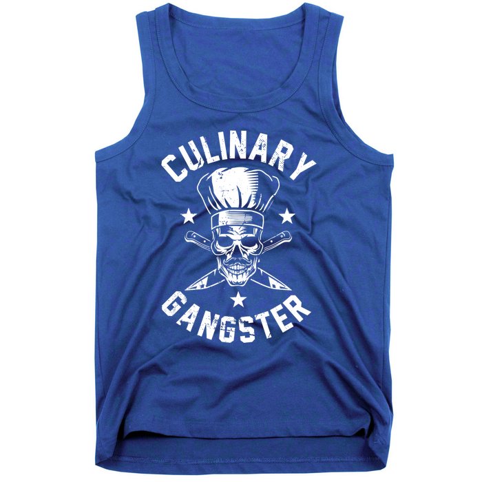 Culinary Gangster Cooking Best Cooking Chef Mom Dad Gift Tank Top