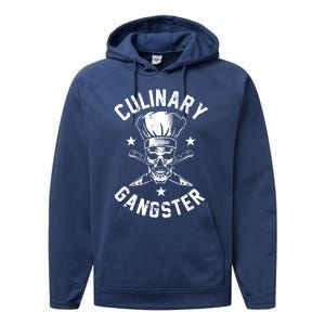 Culinary Gangster Cooking Best Cooking Chef Mom Dad Gift Performance Fleece Hoodie