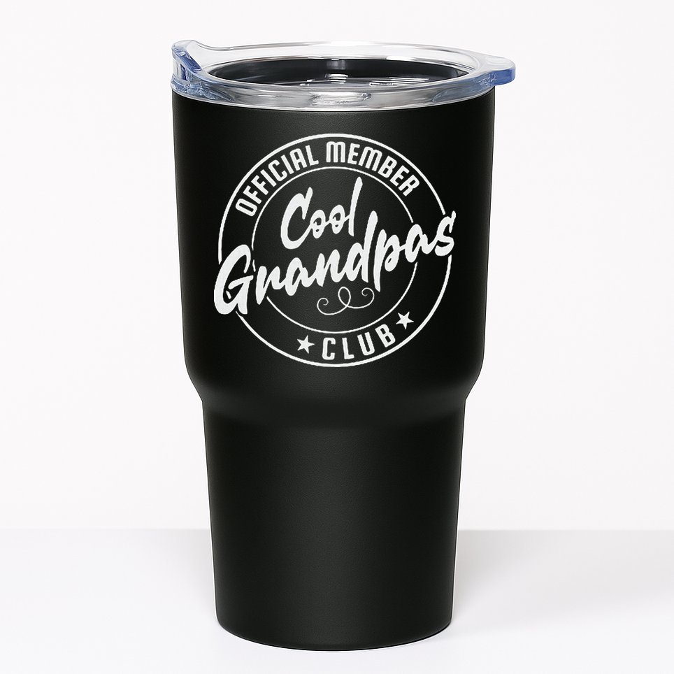 Cool Grandpas Club Member Vintage Tumbler