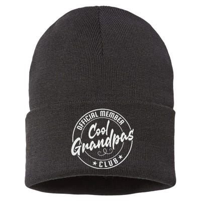 Cool Grandpas Club Member Vintage Sustainable Knit Beanie