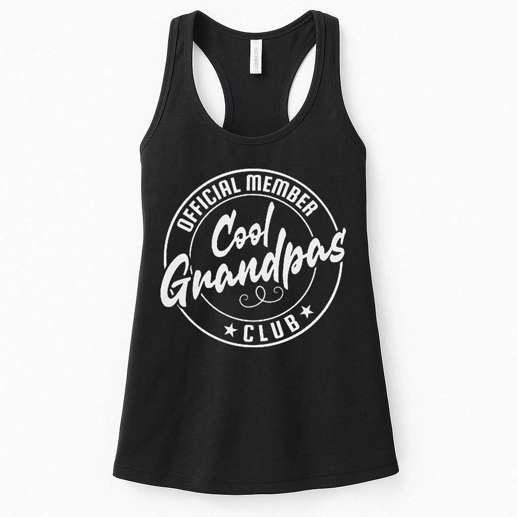 Cool Grandpas Club Member Vintage Womens Tank Top
