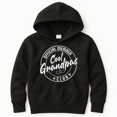 Cool Grandpas Club Member Vintage Kids Hoodie