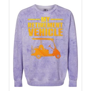 Cool Golf Cart Design For Wo Golfer Golf Cart Lover Colorblast Crewneck Sweatshirt