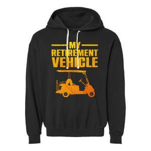 Cool Golf Cart Design For Wo Golfer Golf Cart Lover Garment-Dyed Fleece Hoodie