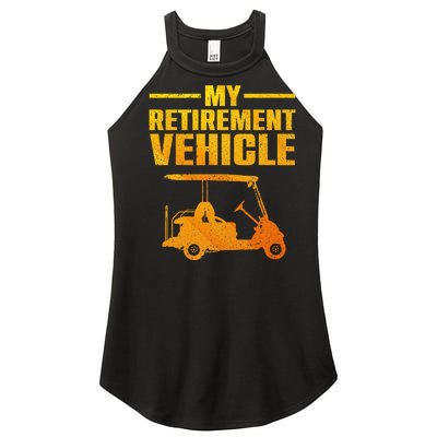 Cool Golf Cart Design For Wo Golfer Golf Cart Lover Women’s Perfect Tri Rocker Tank