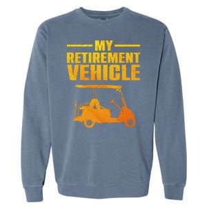 Cool Golf Cart Design For Wo Golfer Golf Cart Lover Garment-Dyed Sweatshirt